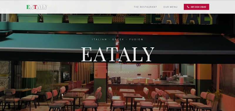 Cover image for Premium restaurant website for an