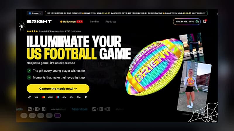 Cover image for I built a premium Shopify website for Bright Sport using Liq...