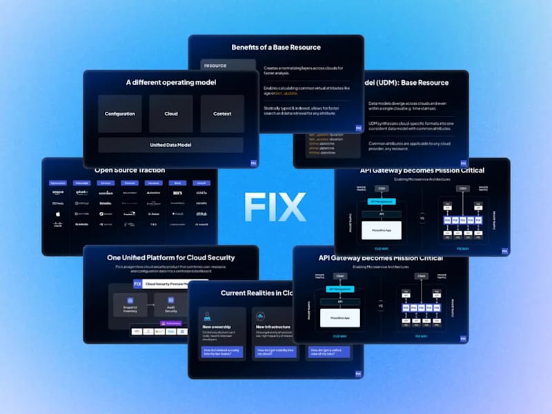 Cover image for Tech Conference Deck for FIX Security