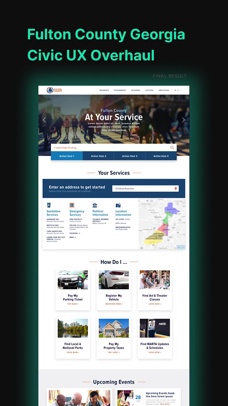 Cover image for Fulton County’s digital experience had