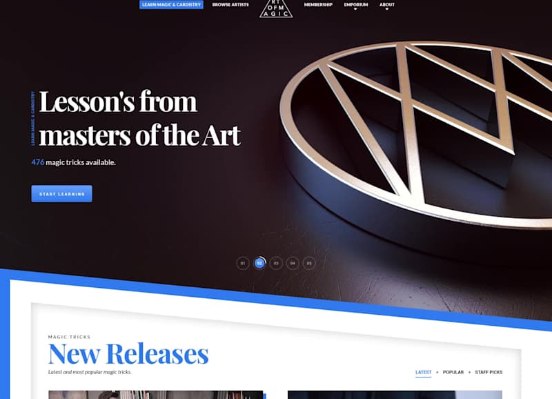 Cover image for Created this website design for