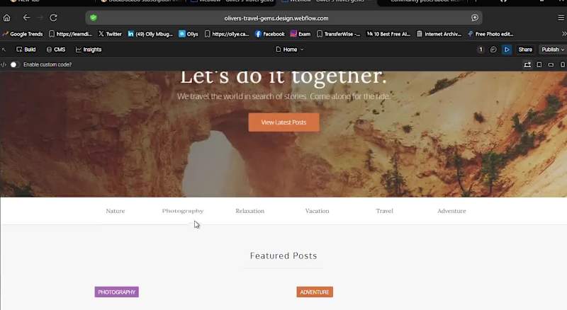 Cover image for Webflow is a game changer. Where have you been all my life. ...