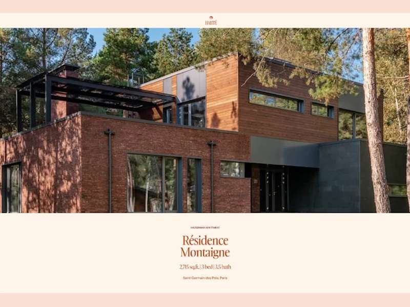 Cover image for Habité: A Refined Real Estate Website for Modern Agencies