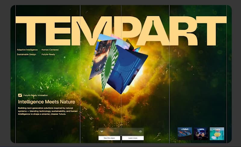 Cover image for A concept for TEMPART website