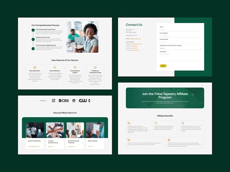 Cover image for Tribal Tapestry Website Overhaul