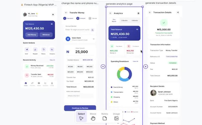 Cover image for A fintech mobile app with analytics