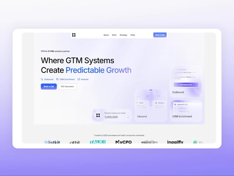 Cover image for Outreachify Website Development on Framer
