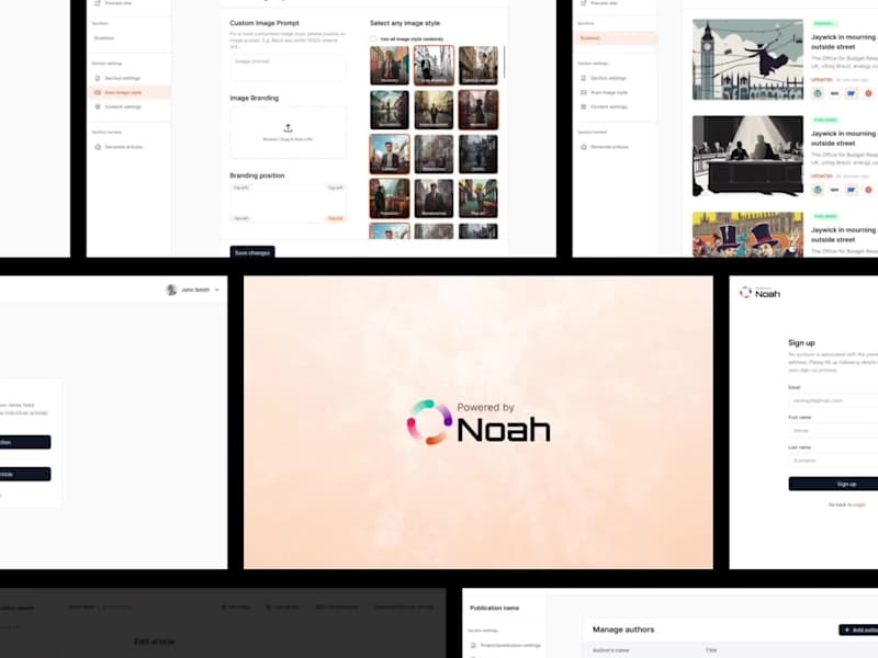 Cover image for Noah Wire Services - Product Design