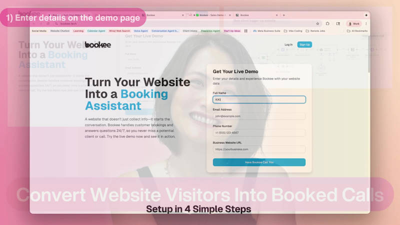 Cover image for Bookee turns your contact form