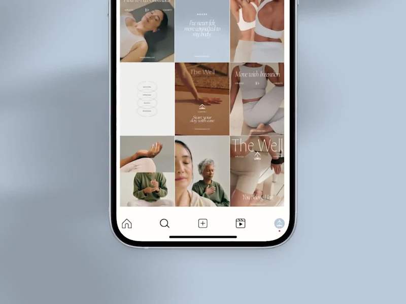 Cover image for The Well Pilates – Concept Social Media Direction
