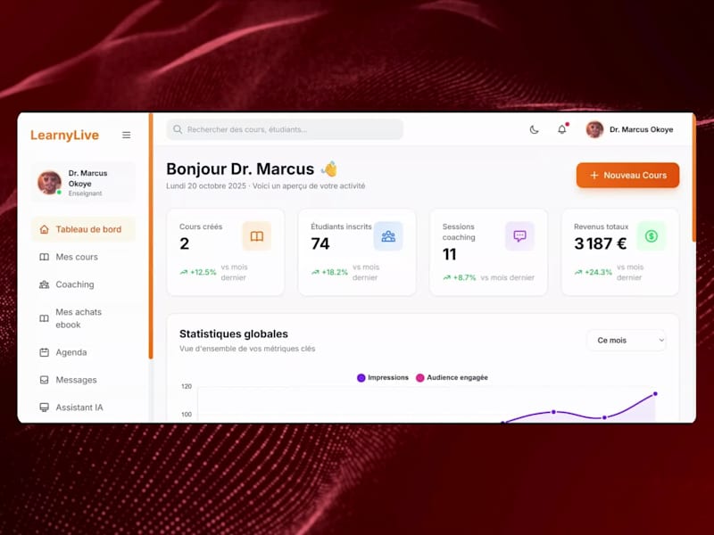 Cover image for 🎓LearnyLive | AI-Enhanced EdTech Platform