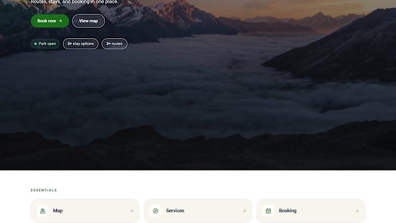 Cover image for Design a Stunning, Informative National Park Website