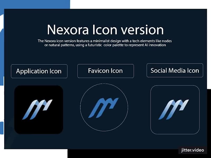 Cover image for Brand Identity Design for Nexora (AI Automation App) I led t...
