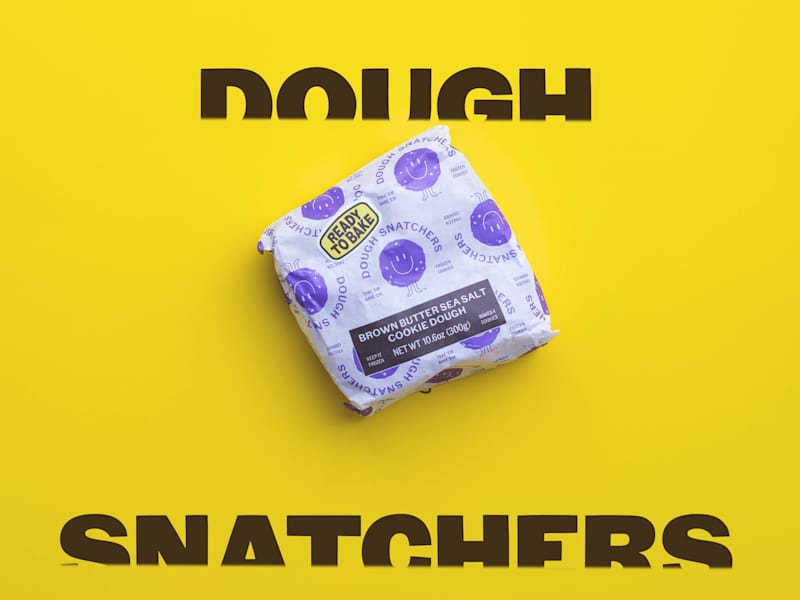 Cover image for Brand Identity for Dough Snatchers Frozen Cookie Dough