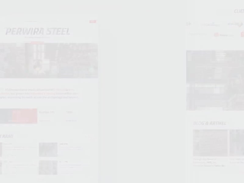 Cover image for Perwira Steel - Landing Page Exploration