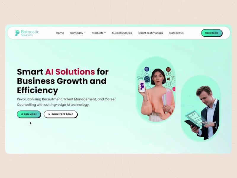 Cover image for AI SaaS Website Redesign