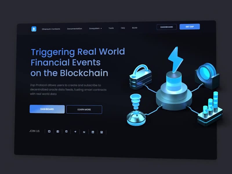 Cover image for Web3.js Zap Protocol Marketing Site Development