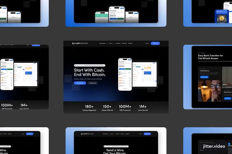 Cover image for CryptoDispensers Website Redesign | Figma to Webflow