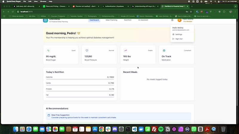 Cover image for Dietmind: AI Meal prep planner