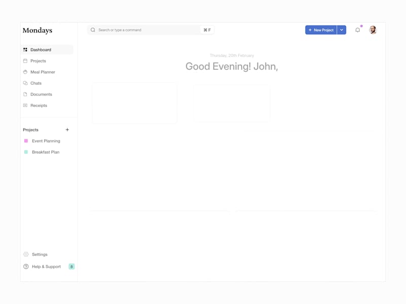 Cover image for Project Management Dashboard - Visual