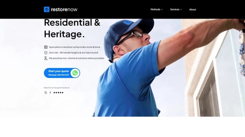 Cover image for Restorenow Website Development Project