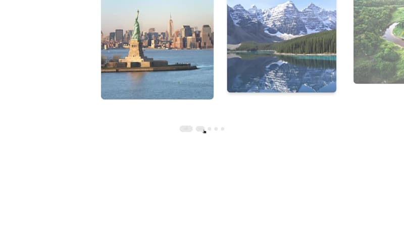 Cover image for Dynamic Carousel Featuring Engaging Spring Animations