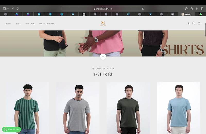 Cover image for I built this website on Shopify for one of our clients, focu...