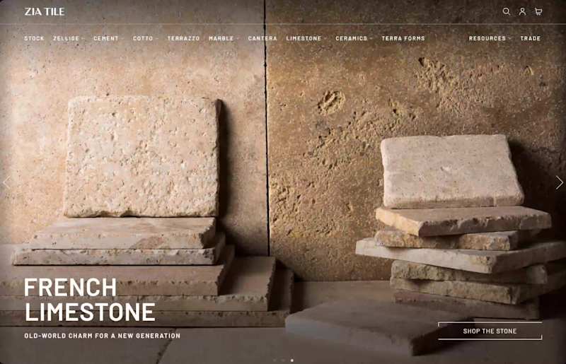 Cover image for Zia Tile Shopify Plus Website