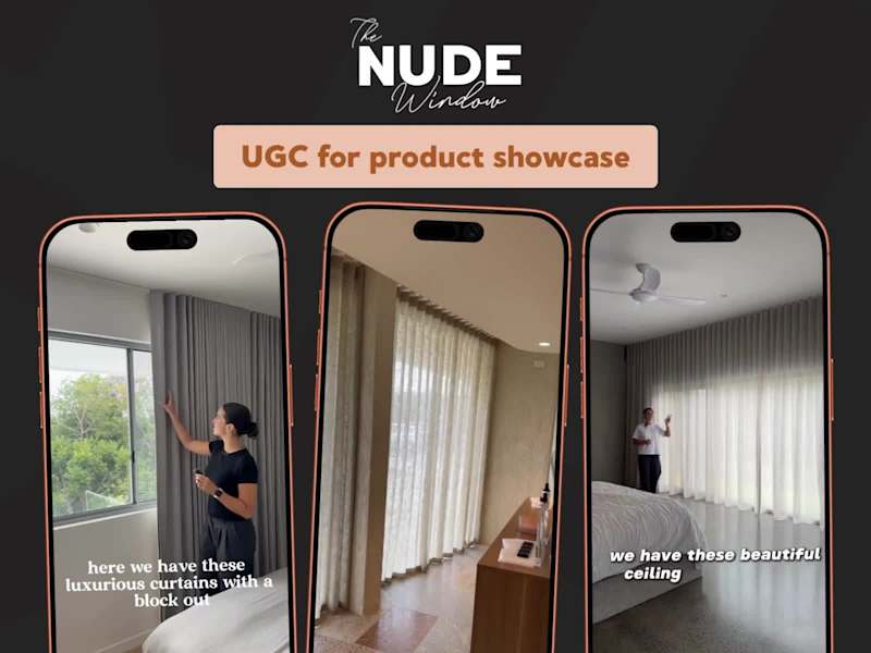 Cover image for Product Showcase UGC for Organic Social | The Nude Window 🪟