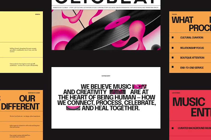 Cover image for ClicBeat Pitch Deck Redesign