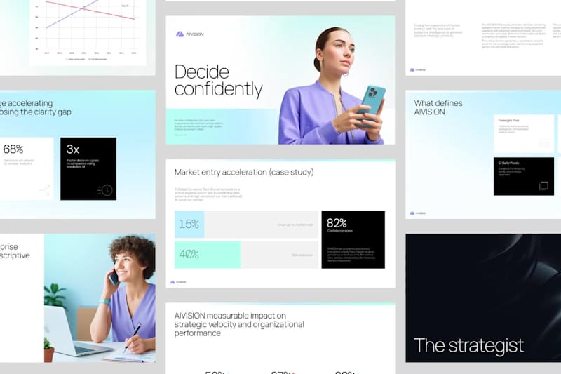 Cover image for Modern presentation direction I’ve been playing with lately....