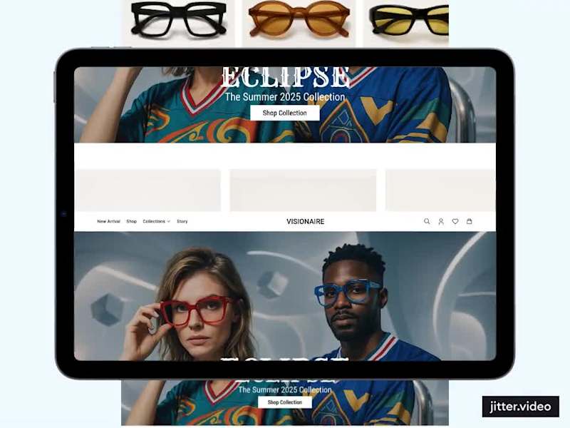 Cover image for VISIONAIRE | Figma to Webflow Ecommerce Website