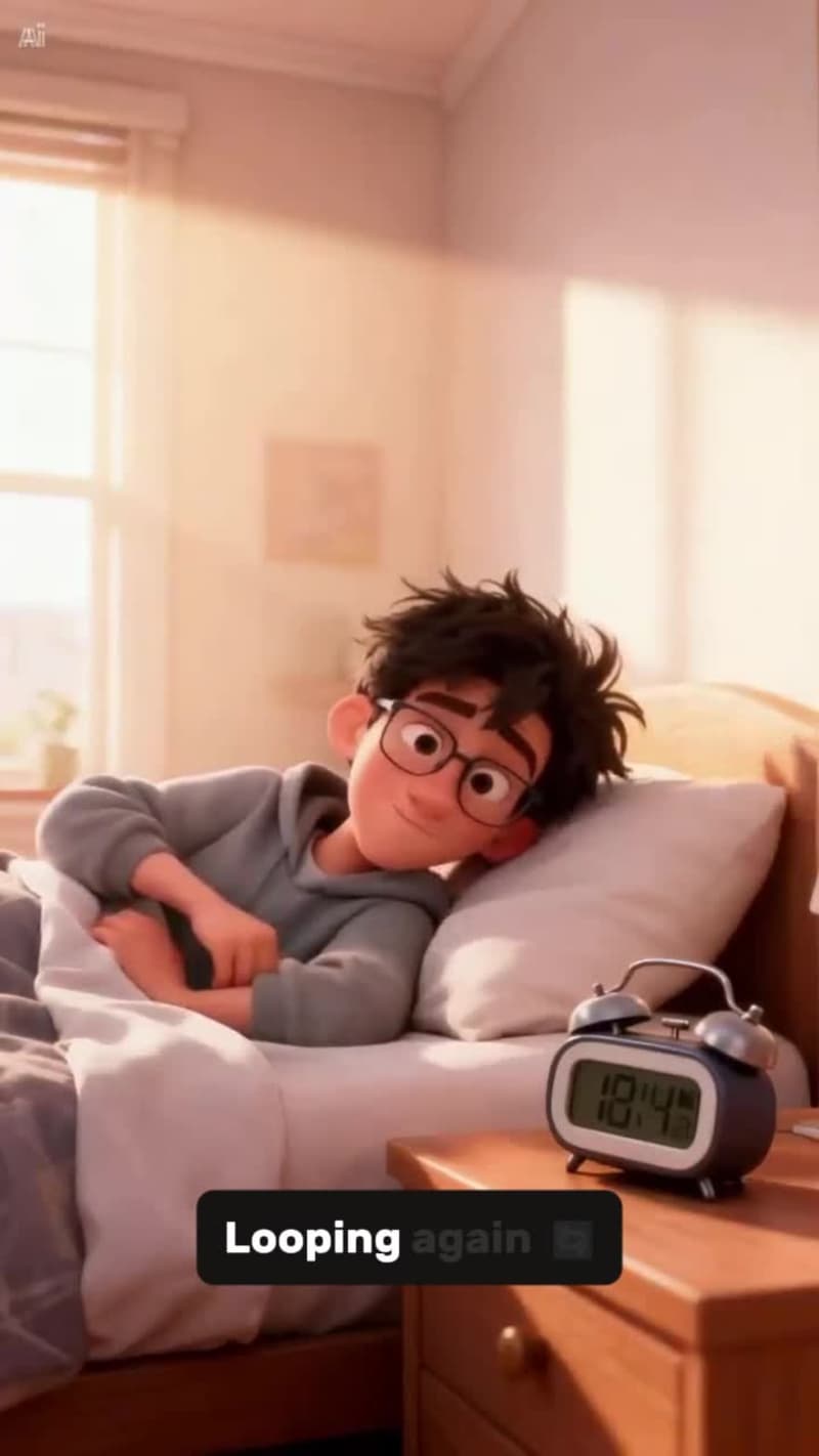 Cover image for Sci-Fi Short Film: Developer's Reality Glitch Time Loop Tale