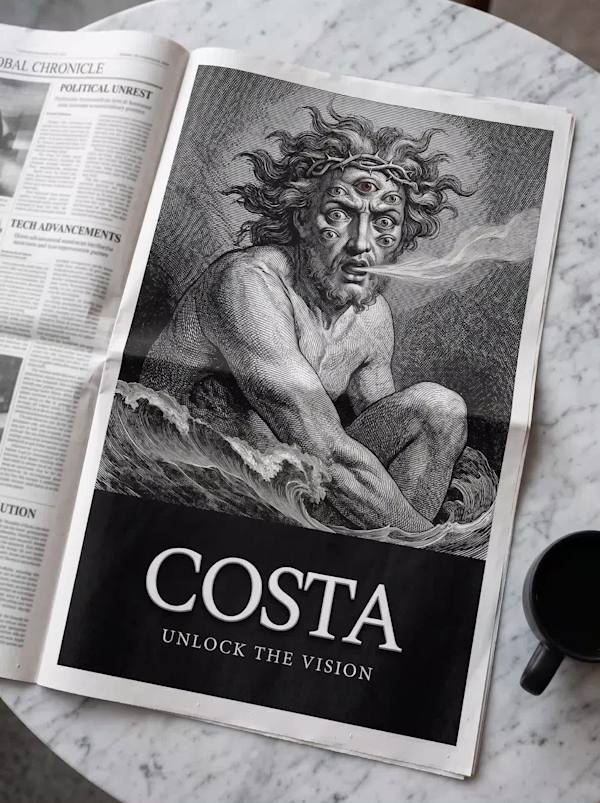 COSTA Visual interface & Brand Identity Creation