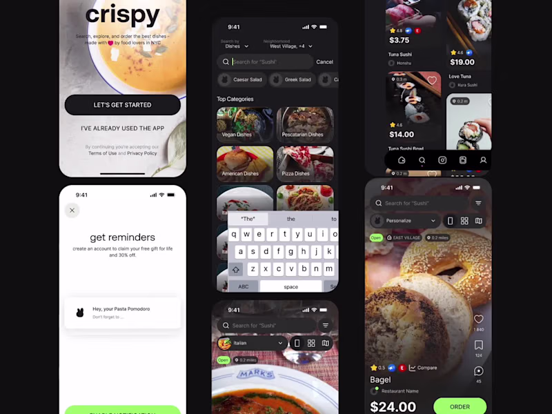 Cover image for Crispy Mobile App Design & Brand Direction