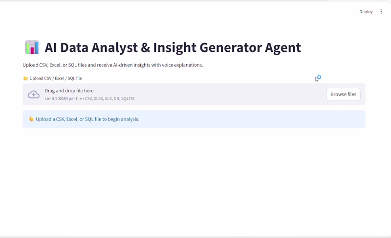 Cover image for I built an AI-powered Data Analyst that turns raw CSV, Excel...