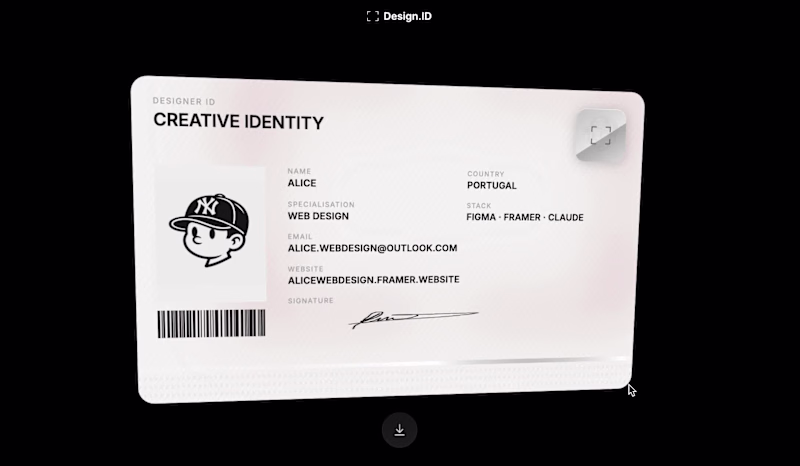 Cover image for Design.ID: Creative ID Card Generator for Designers