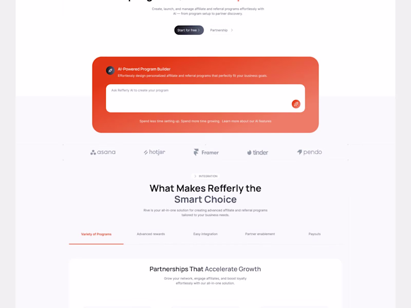 Cover image for Refferly – AI-Powered Affiliate &