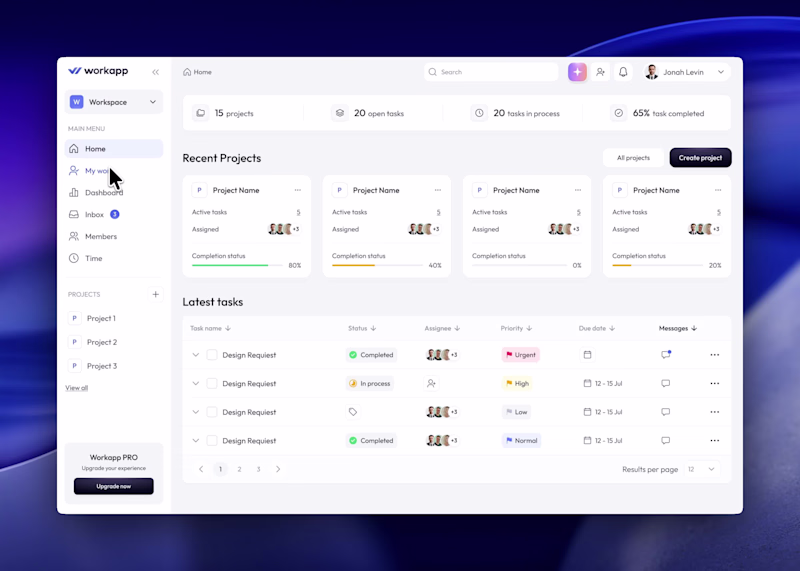Cover image for The latest project I’m working on is a task management web a...
