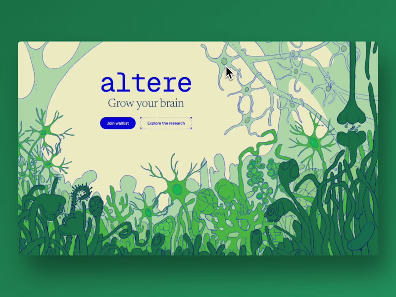 Cover image for Hand-painted, interactive Launch Page for SaaS