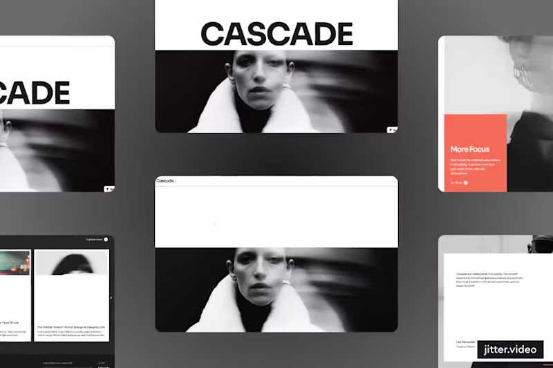 Cover image for Cascade - Modern Minimal Framer Website