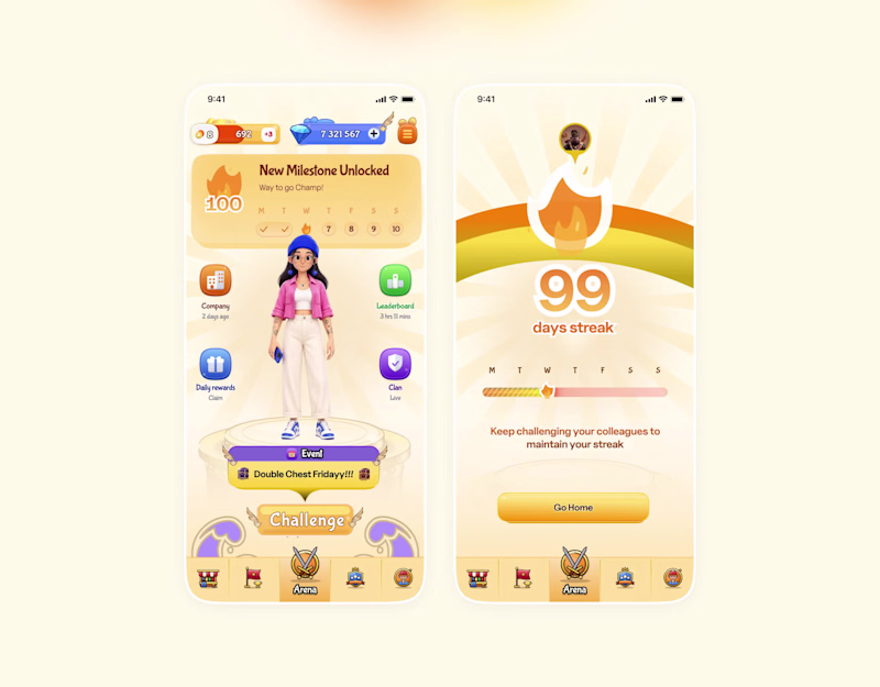 Cover image for A game UI concept design