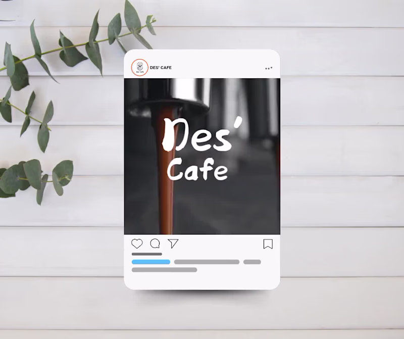 Cover image for Social Media Manager & Graphic Designer for DES' Café 