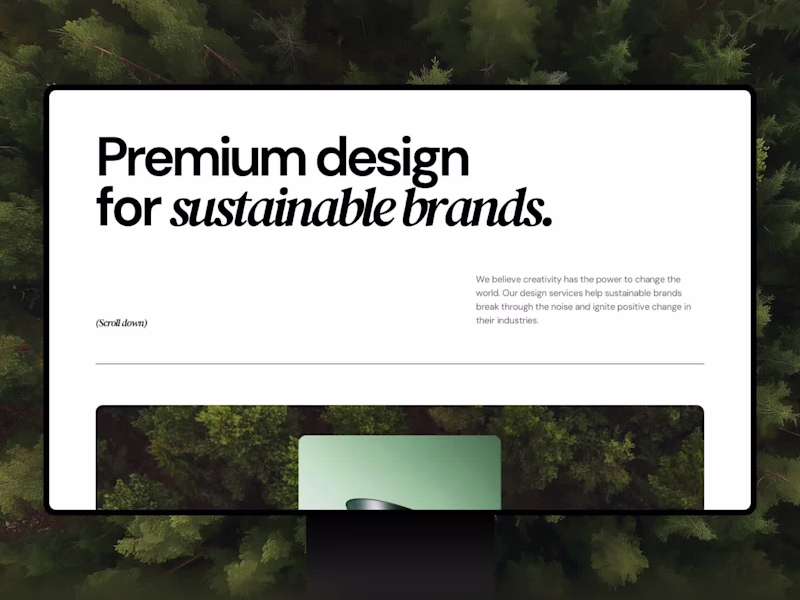 Cover image for EarthStudio - Sustainable design agency template