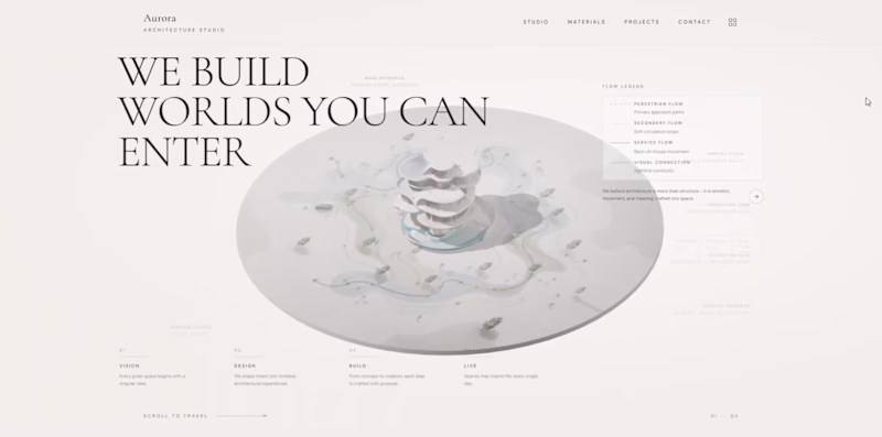 Cover image for  MODERN ARCHITECTURE WEBSITE CONCEPT