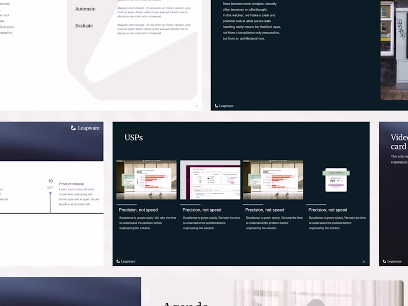 Cover image for Google Slides Template Design - Leapware