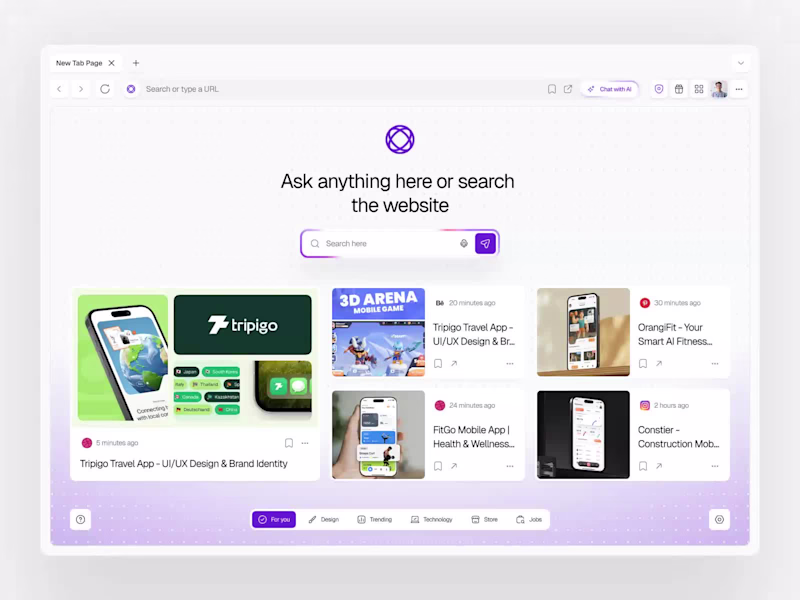 Cover image for Design of Kyno AI-Powered Browser