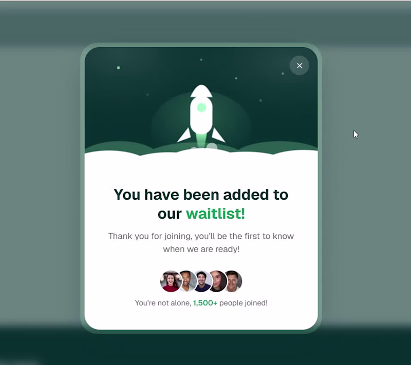Cover image for Currently building a Waitlist Landing