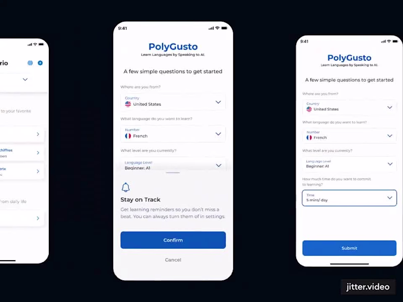 Cover image for PolyGusto Ai Language Learning App