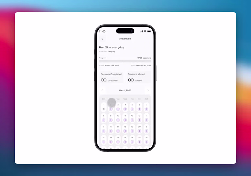 Cover image for Goal tracking with a personal visual record with Proofit